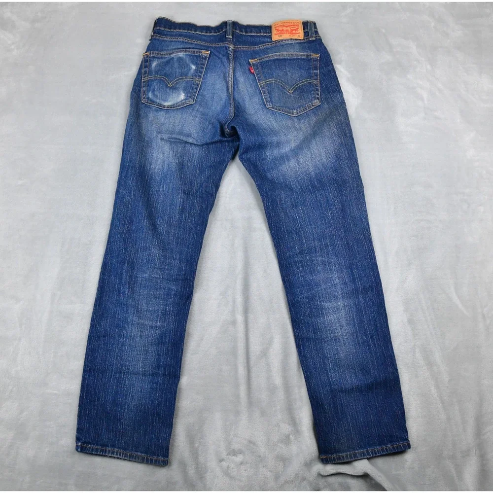 Levis Jeans 541 Mens 33x32 (32x30 Meas) Blue Denim